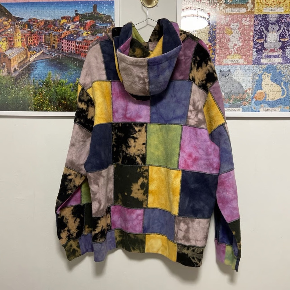 Supreme Multicolor Patchwork Hoodie - image 2